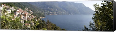 Framed View of Lake Como Print