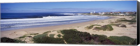 Framed Surf in the sea, Cape St. Francis, Eastern Cape, South Africa Print