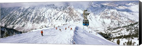Framed Snowbird Ski Resort, Utah Print