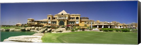 Framed Facade of a golf course, The Cascades Golf &amp; Country Club, Soma Bay, Hurghada, Egypt Print