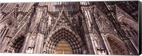 Framed Architectural detail of a cathedral, Cologne Cathedral, Cologne, North Rhine Westphalia, Germany Print