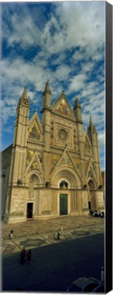 Framed Facade of a cathedral, Duomo Di Orvieto, Orvieto, Umbria, Italy Print