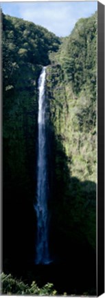 Framed Tall Waterfall Print