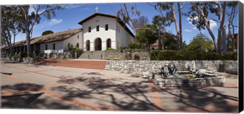 Framed Facade of a church, Mission San Luis Obispo, San Luis Obispo, San Luis Obispo County, California, USA Print