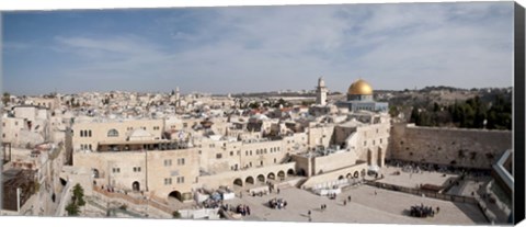 Framed Wailing Wall, Jerusalem, Israel Print