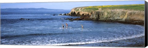 Framed Santa Cruz Island, Santa Barbara County, California Print