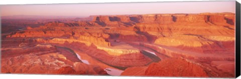 Framed Dead Horse Point at sunrise in Dead Horse Point State Park, Utah, USA Print