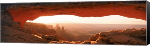 Framed Sunrise through Mesa Arch in Canyonlands National Park, Utah, USA Print