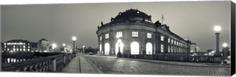 Framed Bode-Museum on the Museum Island at the Spree River, Berlin, Germany Print