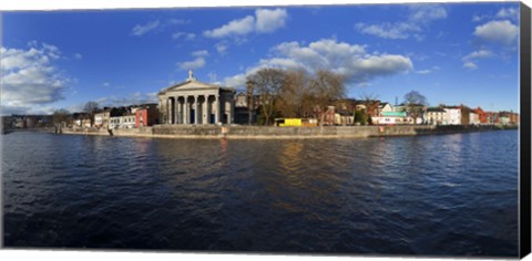 Framed St Mary&#39;s Church beside the River Lee, Cork City, Ireland Print