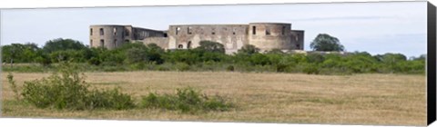 Framed Ruins of a castle, Borgholm Castle, Borgholm, Oland, Sweden Print