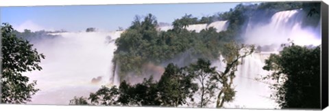 Framed Floodwaters at Iguacu Falls, Argentina-Brazil Border Print