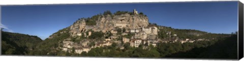 Framed Rocamadour, Canyon De l&#39;Alzou, Lot, Midi-Pyrenees, France Print