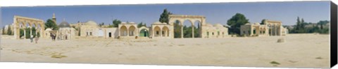 Framed Temple of Rocks, Dome of The Rock, Temple Mount, Jerusalem, Israel Print