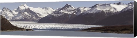 Framed Moreno Glacier, Argentino Lake, Argentine Glaciers National Park, Santa Cruz Province, Patagonia, Argentina Print