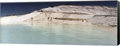 Framed Pamukkale, Denizli Province, Turkey Print