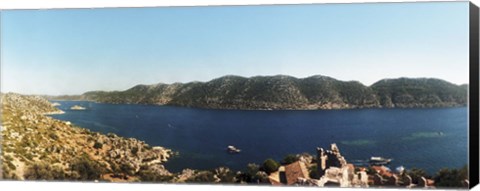 Framed Kekova, Lycia, Antalya Province, Turkey Print