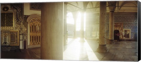 Framed Interiors of Topkapi Palace in Istanbul, Turkey (horizontal) Print