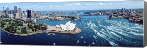 Framed Australia, Sydney, aerial Print