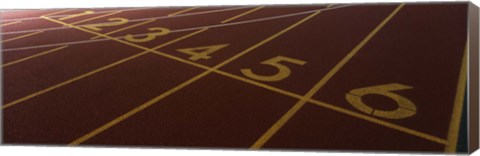 Framed Track, Starting Line Print