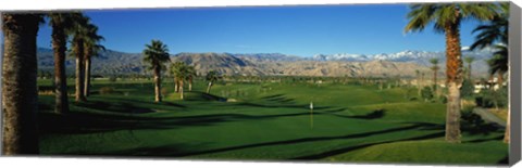 Framed Golf Course, Desert Springs, California, USA Print