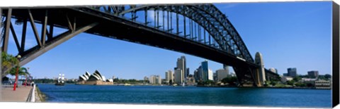 Framed Harbor Bridge, Sydney, Australia Print