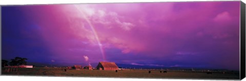 Framed Rainbow Arcata, CA Print