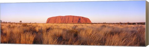 Framed Ayers Rock, Uluru-Kata Tjuta National Park, Australia Print