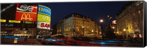 Framed Piccadilly Circus, London, England, United Kingdom Print