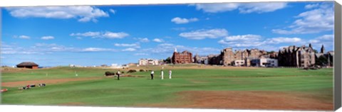 Framed Golf Course, St Andrews, Scotland, United Kingdom Print
