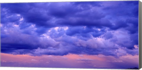 Framed Switzerland, clouds, cumulus, storm Print