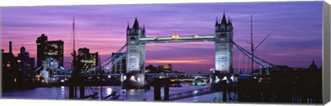 Framed England, London, Tower Bridge Print