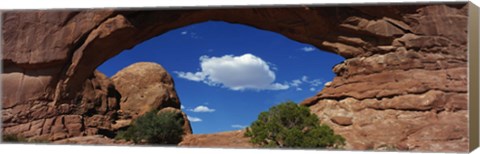 Framed North Window, Arches National Park, Utah, USA Print