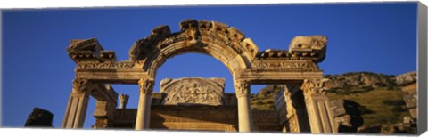 Framed Turkey, Ephesus, temple ruins Print