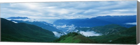 Framed China, Sichuan, Cloud Forest Print