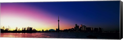 Framed CN Tower SkyDome Toronto Ontario Canada Print