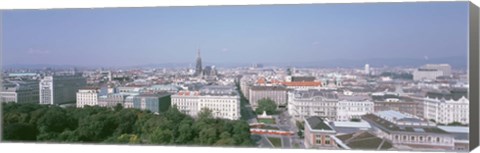 Framed Austria, Vienna, High angle view of the city Print