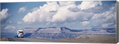 Framed Interstate 70, Green River, Utah Print