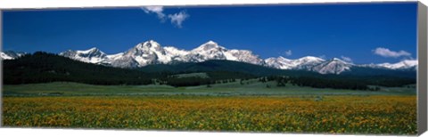 Framed Sawtooth Mtns Range Stanley ID USA Print