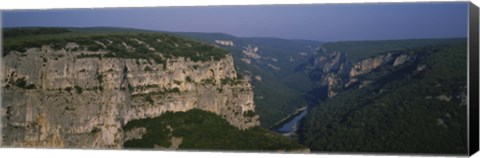 Framed Ardeche River, Provence, France Print