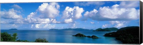 Framed Trunk Bay St John US Virgin Islands Print