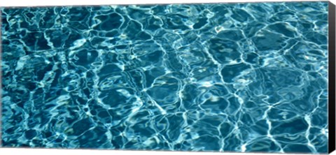 Framed Swimming Pool Ripples Sacramento CA USA Print