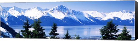 Framed Turnagain Arm Girdwood AK USA Print