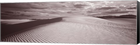 Framed Clouds over Dunes, White Sands, New Mexico Print