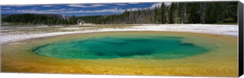 Framed Spring, Beauty Pool, Yellowstone National Park, Wyoming, USA Print