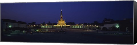 Framed Our Lady Of Fatima at Night, Fatima, Portugal Print