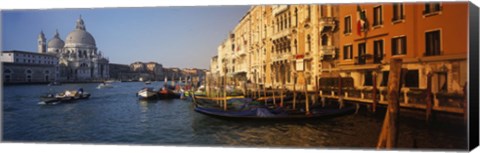 Framed Italy, Venice, Santa Maria della Salute, Grand Canal Print