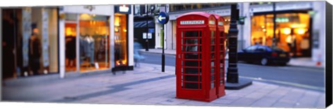 Framed Phone Booth, London, England, United Kingdom Print