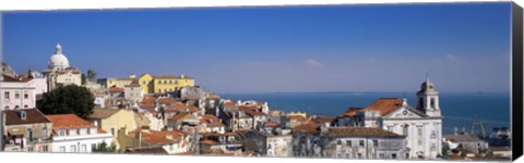 Framed Lisbon, Cityscape, Skyline, Portugal Print