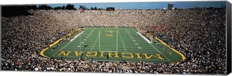 Framed University Of Michigan Stadium, Ann Arbor, Michigan, USA Print